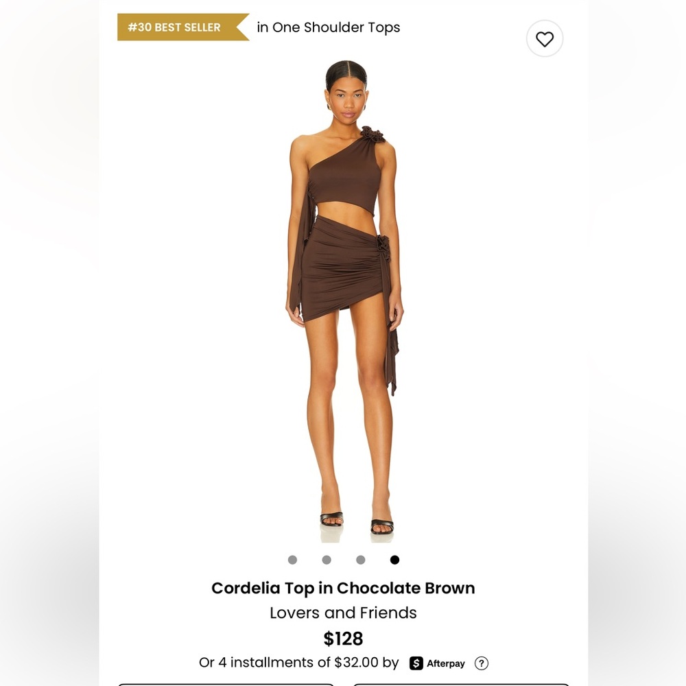 Lovers and Friends Chocolate cordelia Top